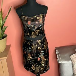 Oriental print two piece set. Never worn